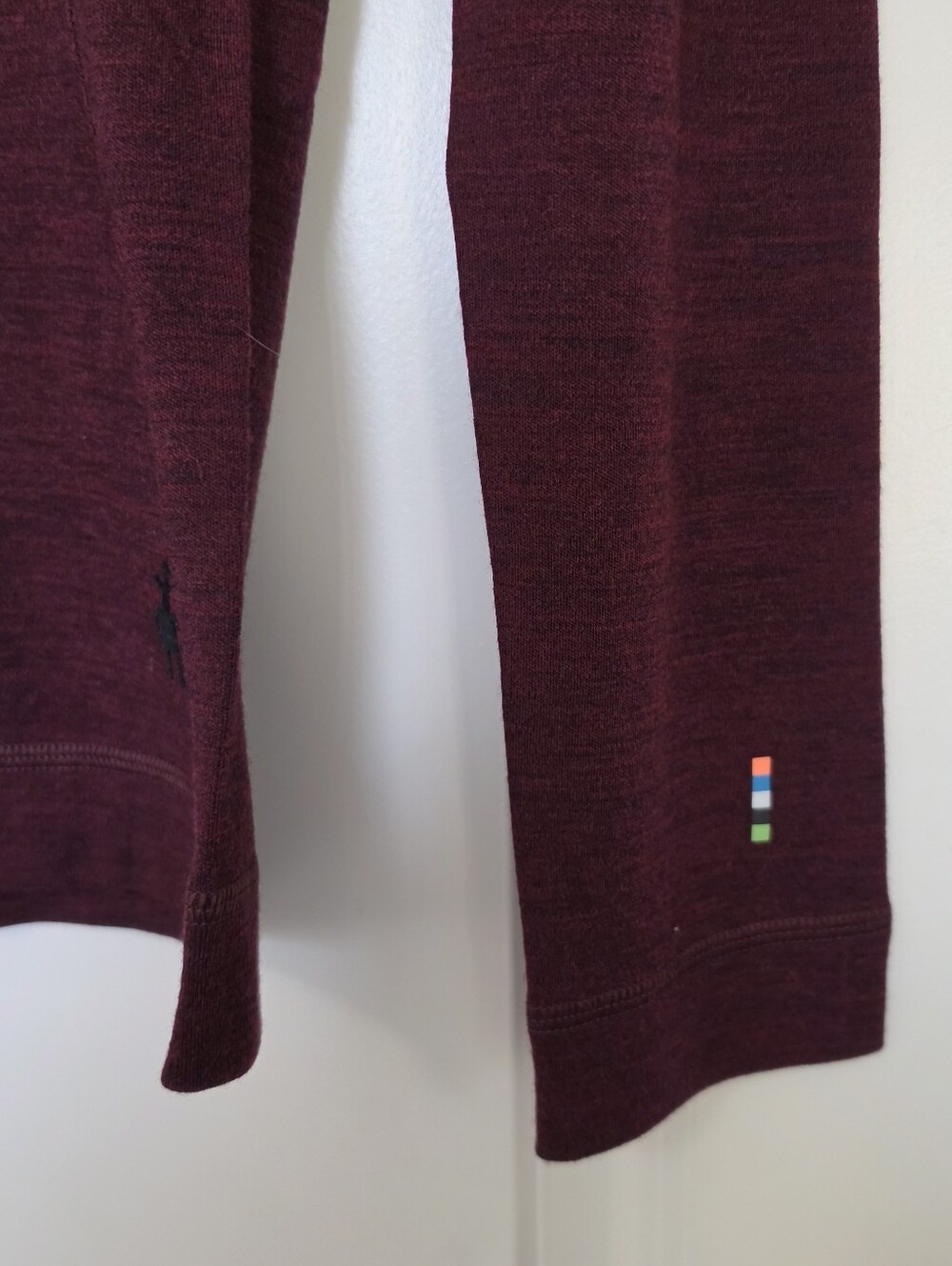 Smartwool Merino 250 Base Layer Crew Black Cherry Women’s M NWT Thermal Wool Top - Picture 3 of 13